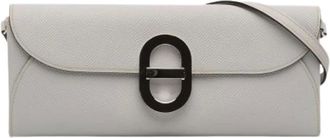 Herm&egrave;s Borsa a tracolla in pelle Pre-owned - - Pre-owned - Donna - Grigio - ONE SIZE