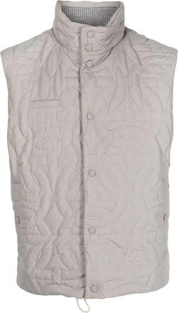 Ferragamo Quilted Funnel Neck Gilet