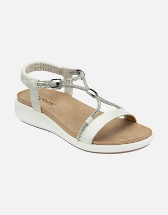 Lotus Womens Bruna Womens Sandals - White - Size: 8