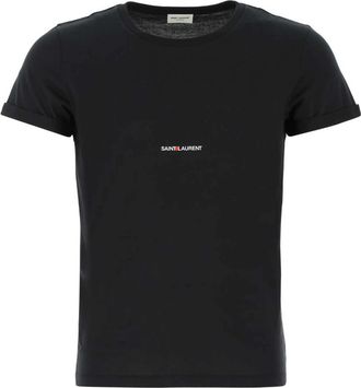Saint Laurent T-Shirt mit Rundhalsausschnitt