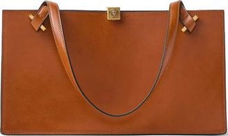 Versace Medium Tote Calf Leather Bag