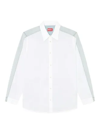 Diesel S-Simply-Dnm shirt - men - Cotton - 50 - White