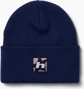HUF Mens HUF Navy Star Box Logo Beanie - Size: ONE size