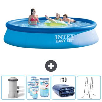 Intex Piscina Easy Set Redonda - 396x84 Cm - 7-piezas Scb95