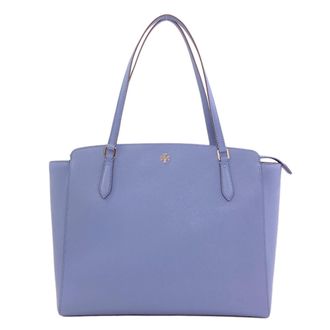 Tory Burch Blue Leather Tote Bag (Pre-Owned)