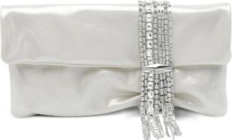 Jimmy Choo London Clutch Zandra con decorazione media - Toni neutri