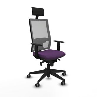 Piqueras y Crespo Silla De Oficina Con Cabecero Piqueras Y Crespo 1d066g1 Morado