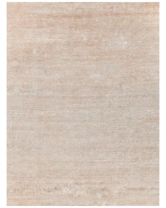 Exquisite Rugs Plush Hand-Knotted Bamboo Silk/Mohair Area Rug