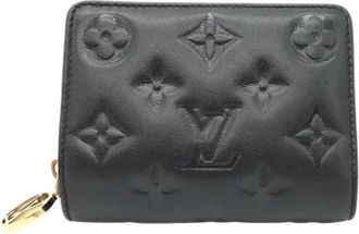 Louis Vuitton Pre-owned Canvas wallets - Dames - Vintage Accessoires - Zwart - ONE Size - Leer - Vintage