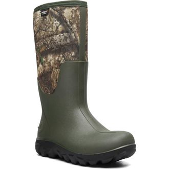 Bogs Classic Seamless Tall Waterproof Boot in Realtree at Nordstrom, Size 14