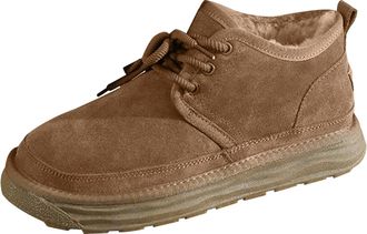 Generic Snow Shoes for Women UK, Womens Winter Boots - Pure Color Slip On Boot Lightweight Lace Up Shortboots Casual Hiking Shoes Soft Sole Boots Comfortable 