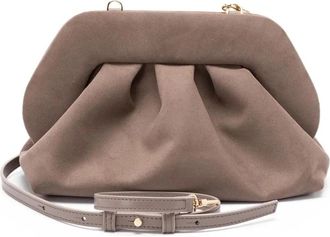 Themoir&egrave; Grijze tassen met polyurethaan buitenkant - Dames - Clutches - Grijs - ONE Size - Tassen