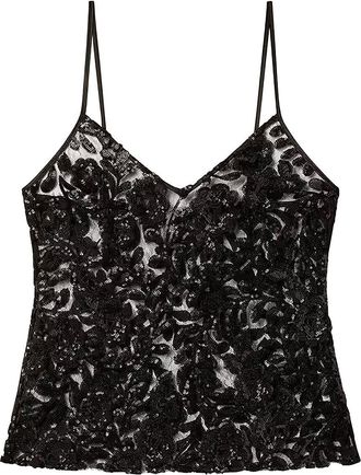 Golden Goose Tulle Top With Sequins Embroidery-Donna