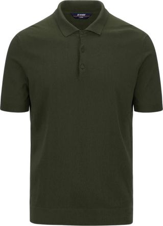 K-Way Pleyne Polo T-Shirt - Heren - Polos - Groen - XL - Katoen - Tops