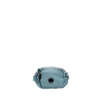 C.P. Company Belt Bags, male, Blue, Size: ONE SIZE Nylon B Lens Crossbody Pack