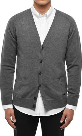 Dsquared2 Grey V Neck Cardigan