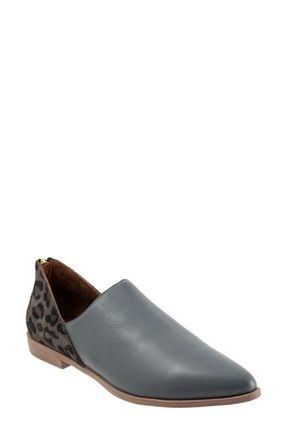 Bueno Beau Pointed Toe Loafer in Ash/Leopard at Nordstrom, Size 10.5-11Us