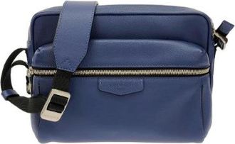 Louis Vuitton Pre-owned Cross Body Bags, female, Blue, Size: ONE SIZE Pre-owned Taiga Outdoor Messenger Shoulder Bag