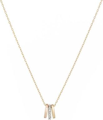 Adina Reyter Bead Party Threes Company Necklace in Gold at Nordstrom