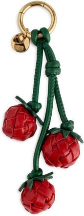 Madewell Woven Tomato Leather Bag Charm in Scarlett Multi at Nordstrom