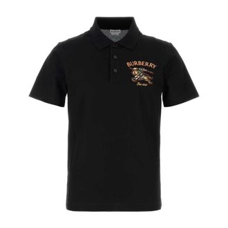Burberry Hombre, Camisetas, Negro, Talla: M