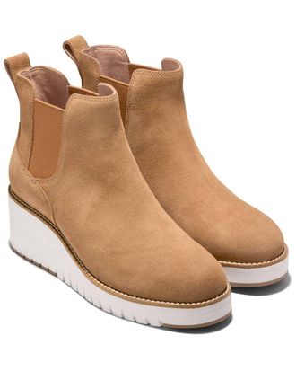 Cole Haan City Suede Wedge Bootie