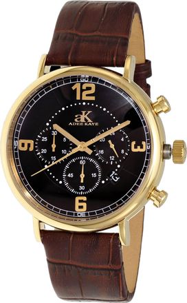 Adee Kaye Mens Mano Black Dial Watch