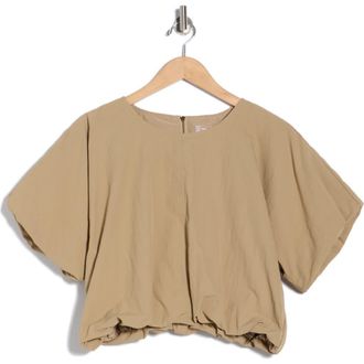 Hunter Crop Bubble Top in Clay at Nordstrom Rack, Size X-Large