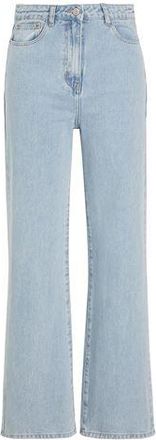 8 by YOOX ORGANIC COTTON DENIM MID-RISE RELAXED JEANS