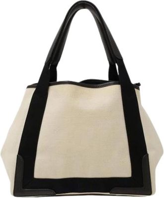 Balenciaga Pre-owned Canvas Tote Bag - Dames - Vintage Shopper - Beige - ONE Size - Vintage