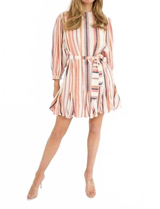 Cleobella Aerin Mini Dress In Ivory Multi