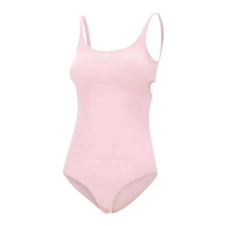 Courr&egrave;ges One-piece, female, Pink, Size: XS Cut-Out Swimsuit