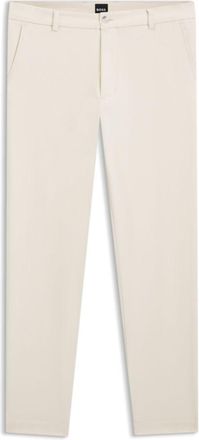 BOSS Easy-iron modern-fit trousers in cotton-blend twill