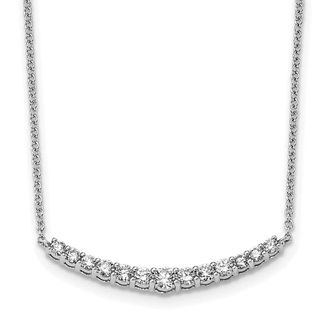 Diamond2Deal 14K Gold 1/2 Ct Lab Grown Diamond Pendant Necklace 18 Clarity VS, Color G-H