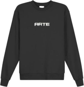 Arte Pixel Crewneck Sweatshirt - Heren - Sweatshirts - Zwart - M - Katoen - Hoodies & sweatvesten