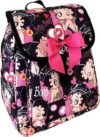 Betty Boop Womens Mini Backpack In Black