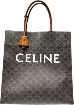 Celine Pre-owned Vintage Tote Bag - Dames - Vintage Shopper - Bruin - ONE Size - Vintage