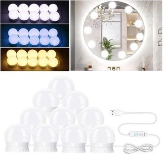 OEM Luces Led Regulables Con 3 Colores Para Espejos De Maquillaje