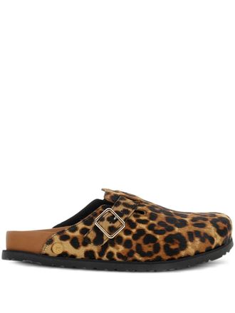 Birkenstock Mules con cinturino alla caviglia - Marrone