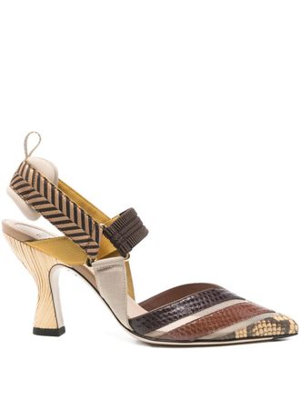 Fendi Pumps Colibrì 85mm - Marrone