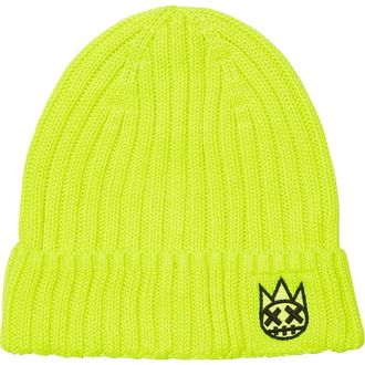 Cult of Individuality Shimuchan Logo Beanie in Neon Yellow at Nordstrom