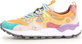 Flower Mountain Womens Dark Green Salmon Yamano 3 Trainer - Size EU 36