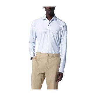 Xacus Formal Shirts, male, Blue, Size: 2XL Active Twill Shirt