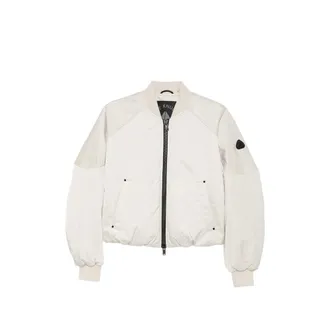 Moose Knuckles Quilted Hooded Down Jacket - Beige