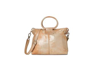 Hobo Sheila Medium Satchel Satchel Womens Handbags Saddle Stardust, Cotton/Leather