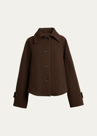 Proenza Schouler Clarice Single-Breasted Casentino Wool Jacket