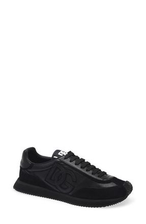 Dolce & Gabbana DG Cushion Sneaker in Nero/Nero at Nordstrom, Size 12Us