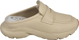Tod's Flat shoes - Dames - Slip ons - Beige - 41 EU - Schoenen