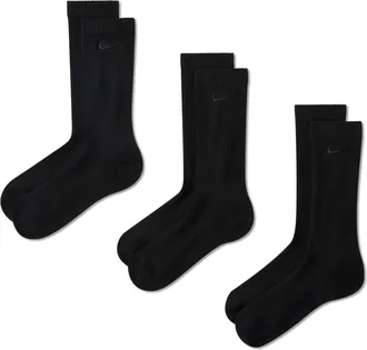 Nike Unisex Everyday Elevated Crew Socks (3 Pairs) in Multicolor | IH8604-905