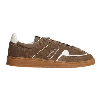 Tommy Jeans Sneakers, female, Brown, Size: 10 US Sneaker Camoscio